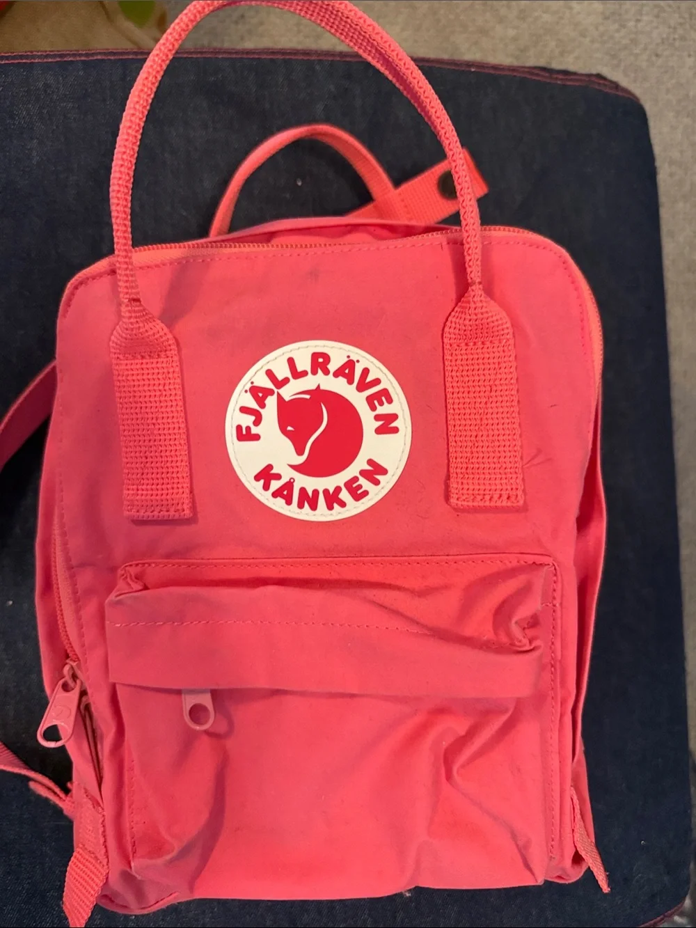 Fjallraven Kanken Mini Backpack - Coral Pink